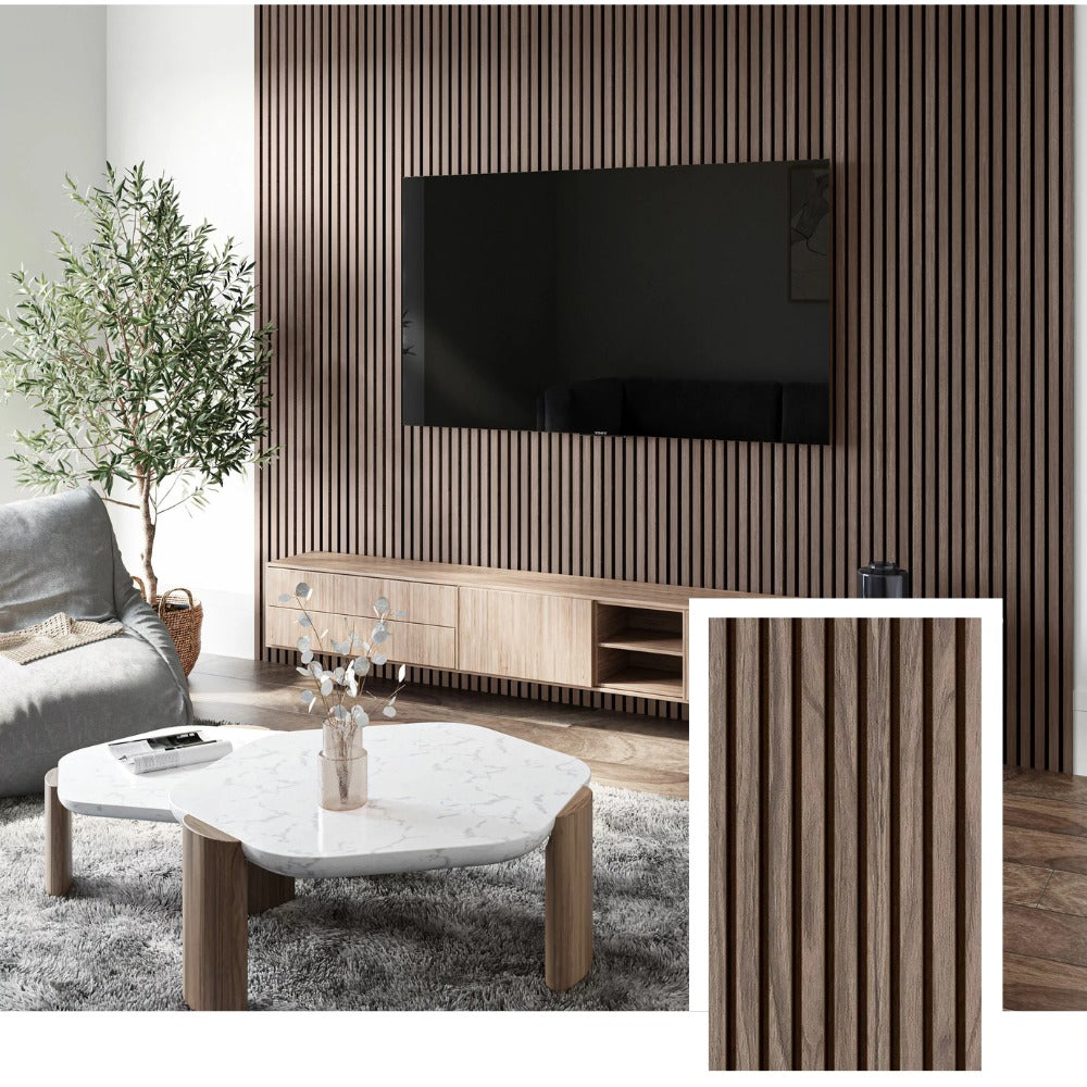 OakWave™ Premium Acoustic Slat Panel — Natural Oak (2.7 × 1.10 m)