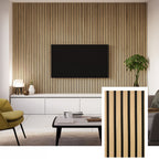 OakWave™ Premium Acoustic Slat Panel — Natural Oak (2.7 × 1.10 m)