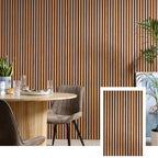 OakWave™ Premium Acoustic Slat Panel — Natural Oak (2.7 × 1.10 m)